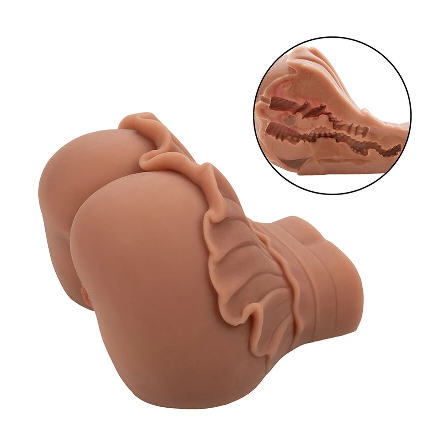 CALEXOTICS - LA REGINA DEL BENVENUTO DOPPIO MASTURBATORE REALISTICO CARAMELLO